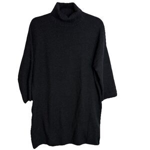 Tuckernuck Pomander Place Noir Vivianne Turtleneck Sweater Dress Size Medium EUC